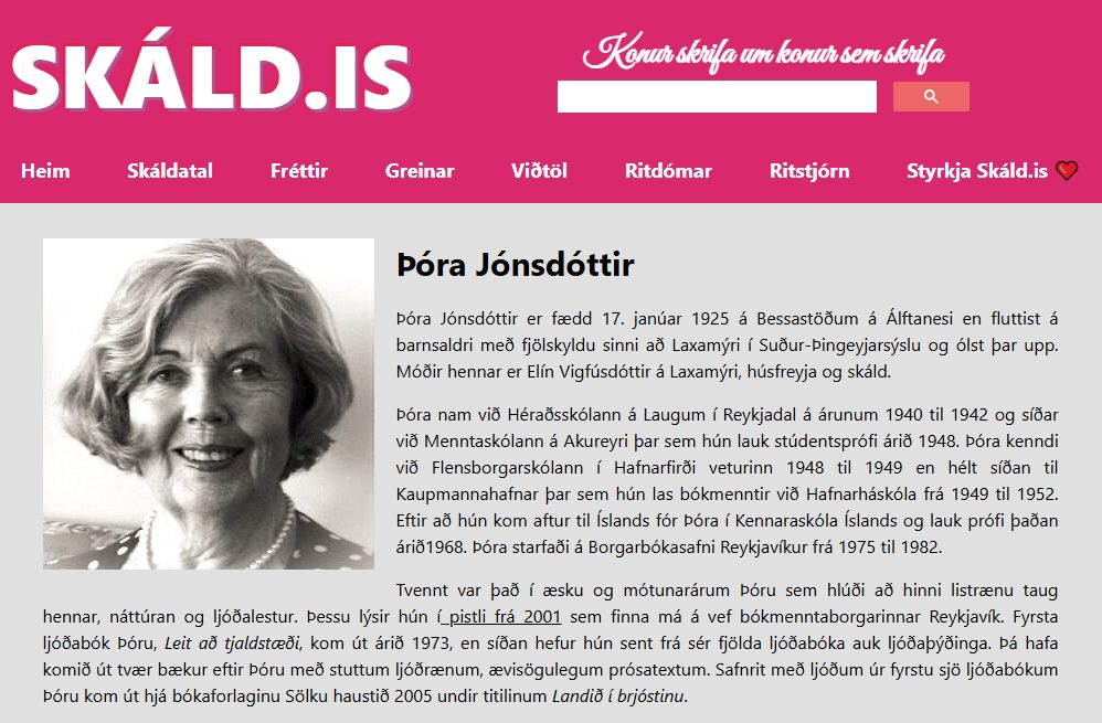 Ljóðadagskrá 18 maí – Guglan