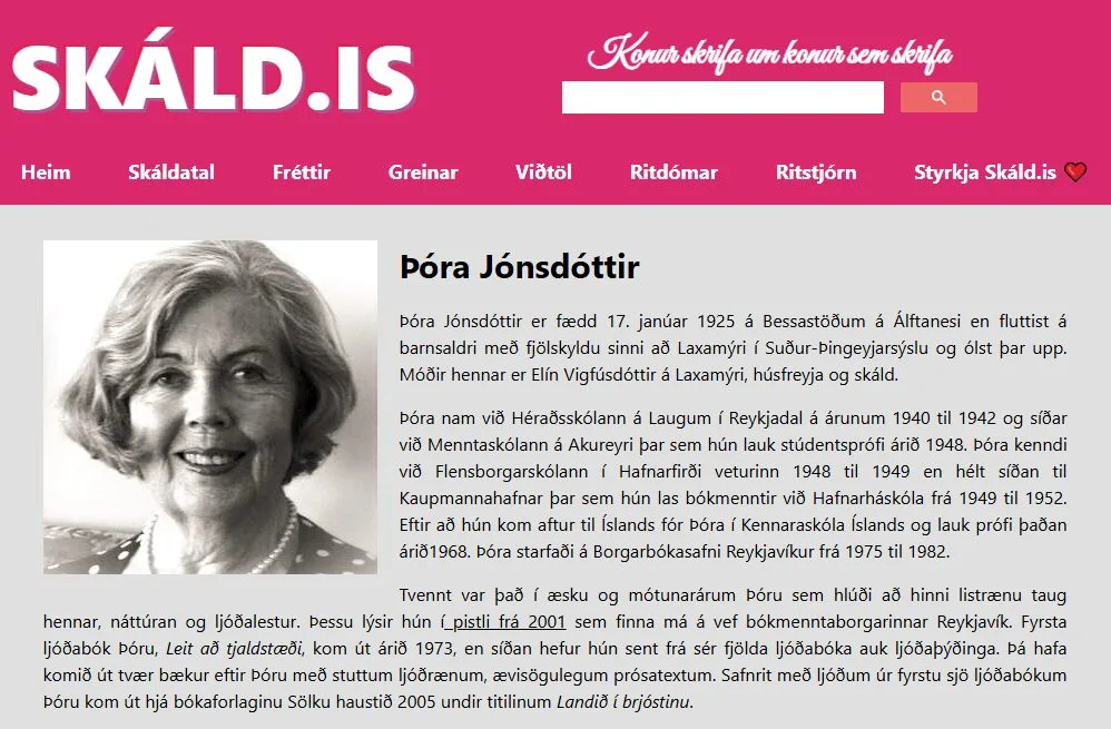Ljóðadagskrá 18 maí – Guglan